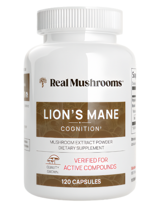 Lions Mane Mushroom Cognition Lions Mane MushroomPowder Extract Capsules | BrainSupplement, Brain Vitamins, FocusSupplement